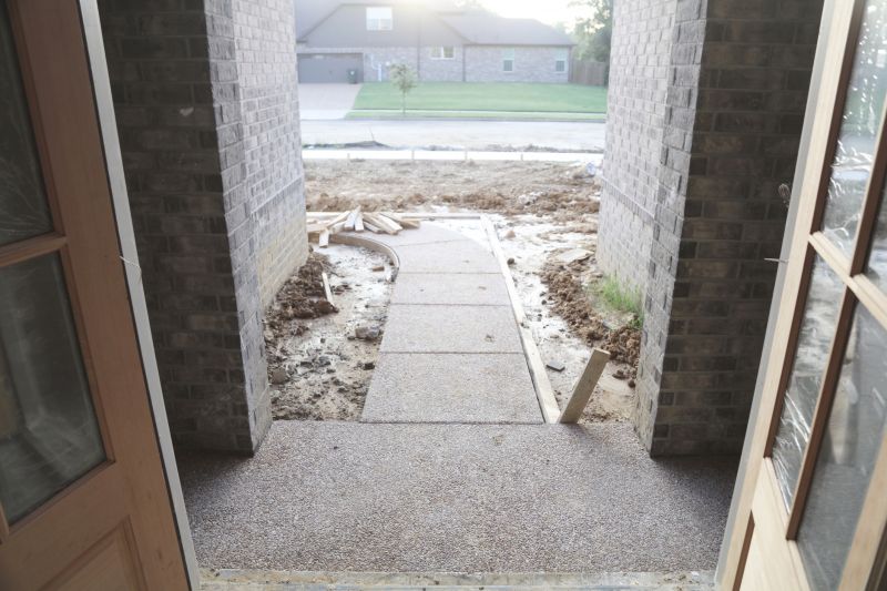 Cement Pathway Installation