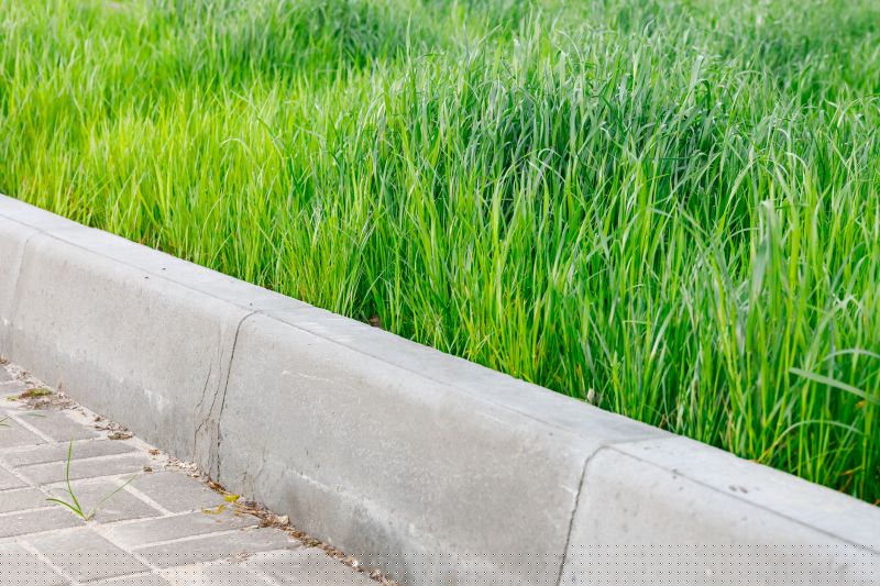 Yard Curbing Installation